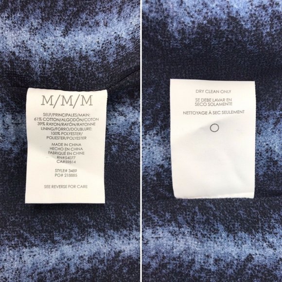 CAbi The Entrance Coat Velvet Buttons Blue #3489 - Picture 11 of 11